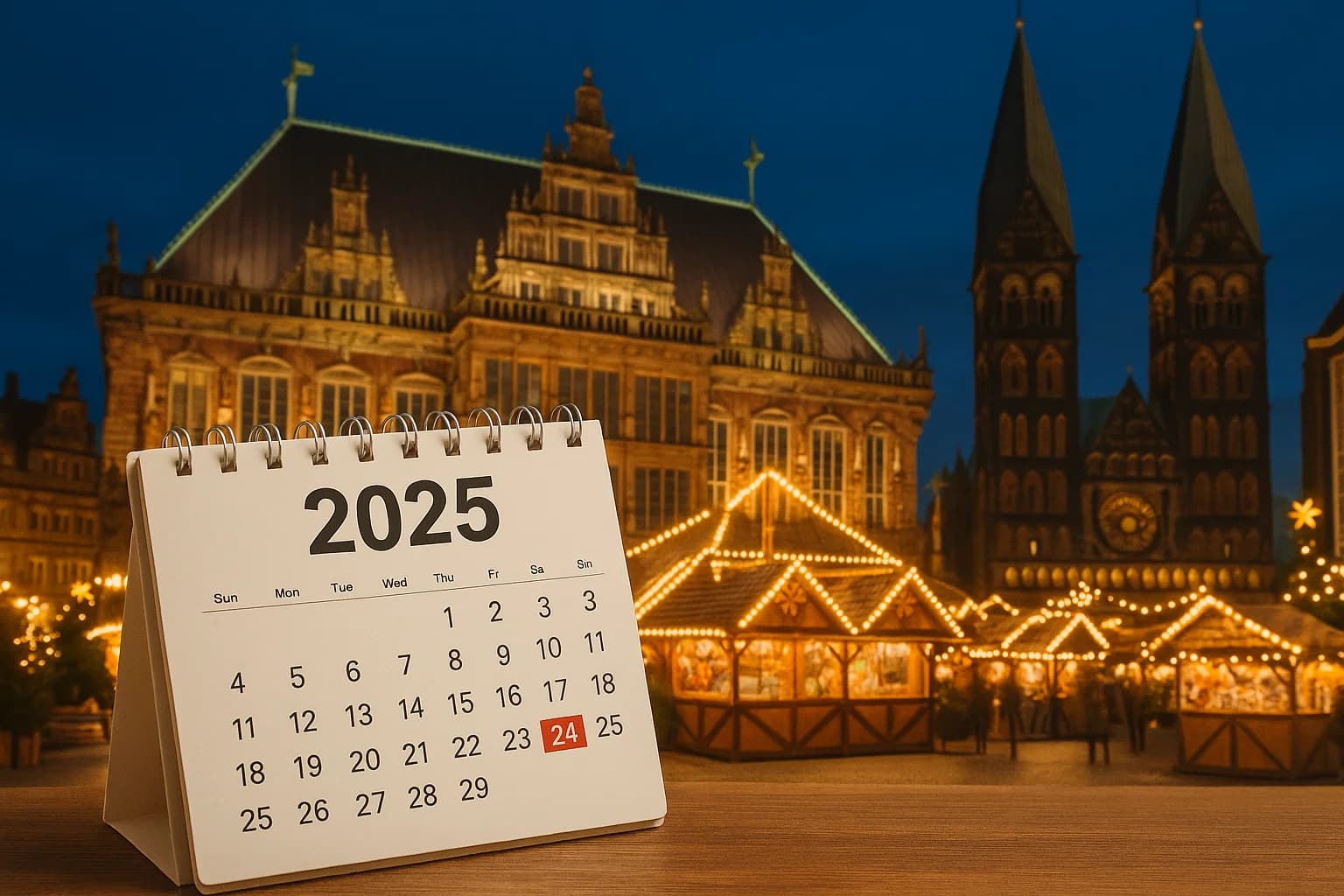 Praznici u Bremenu, kalendar neradnih dana 2025