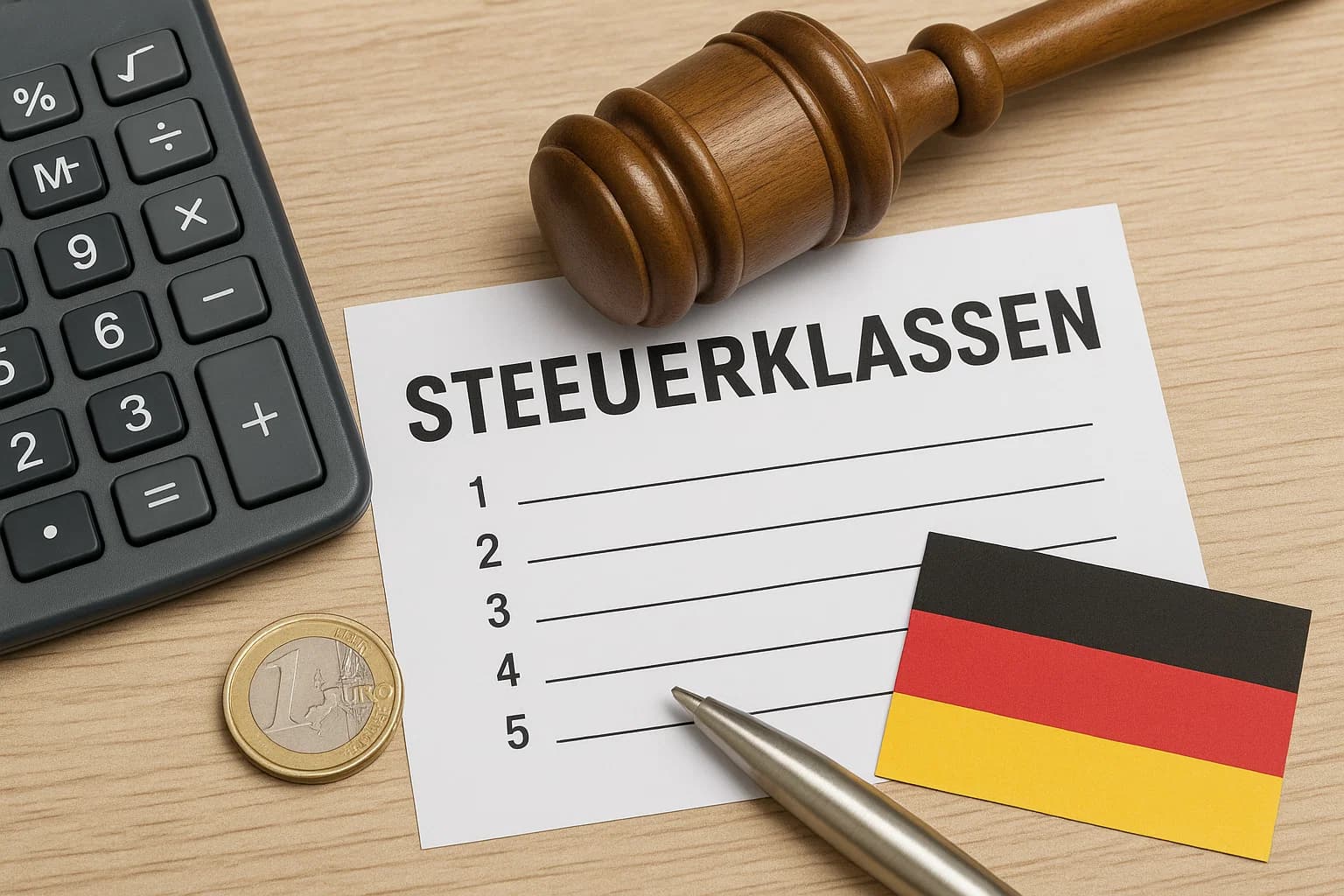 Porez i porezne klase u Njemačkoj 2024