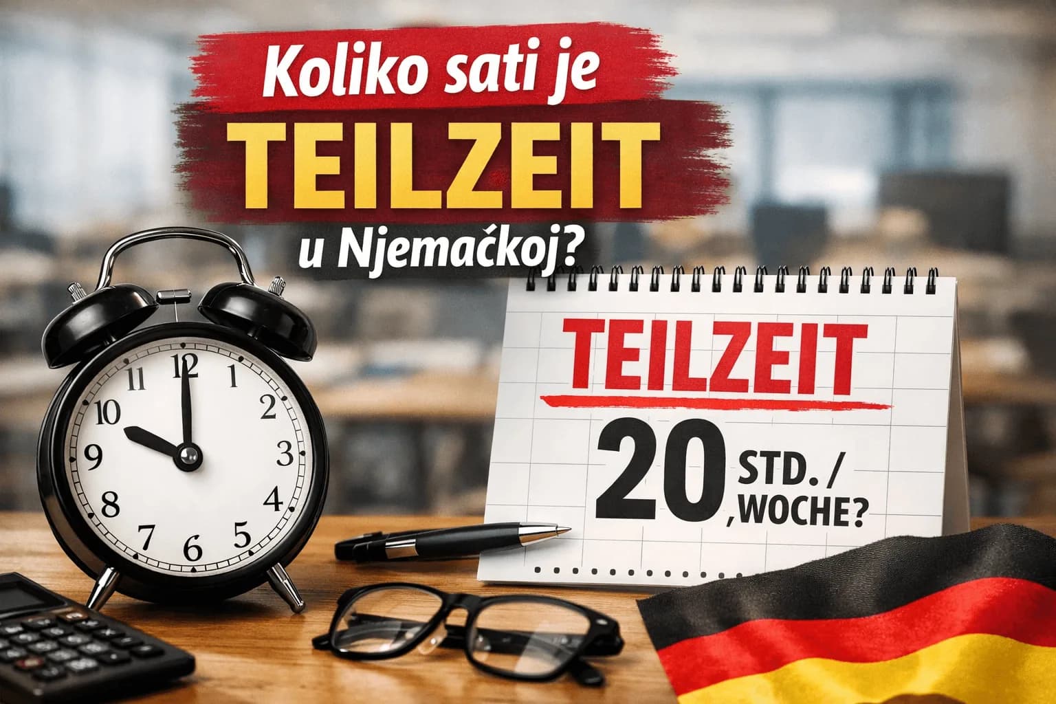 Koliko sati je Teilzeit u Njemačkoj? Prava, plata i Vollzeit razlika