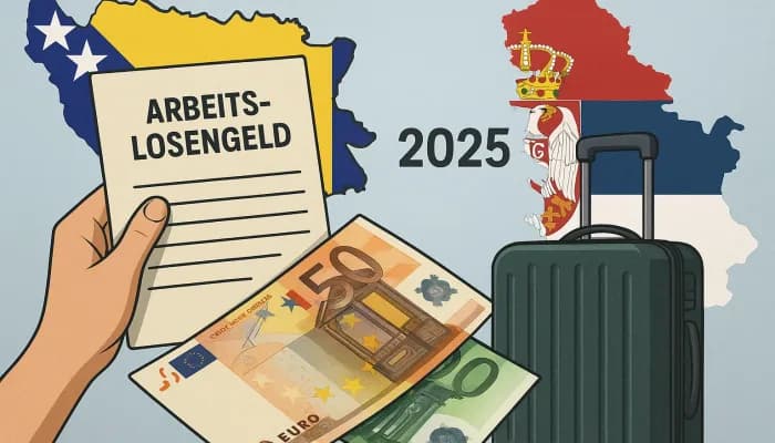 Pravo na Arbeitslosengeld iz Njemačke pri povratku u BiH/Srbiju 2025