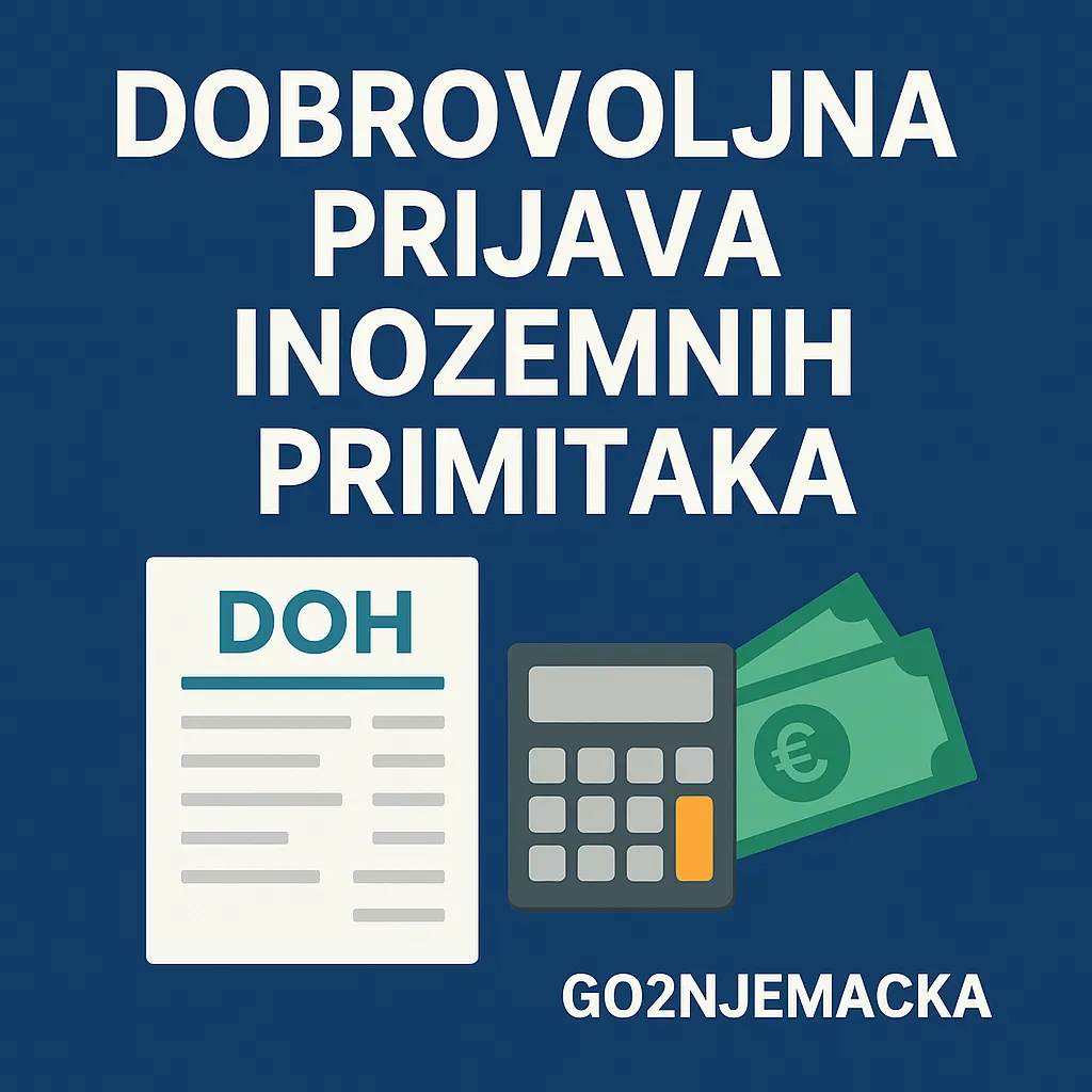 Dobrovoljna prijava inozemnih primitaka – sve što trebate znati
